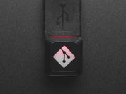 Etched Glow-Through Keycap with GIT Logo