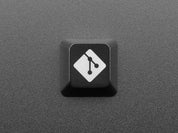 Etched Glow-Through Keycap with GIT Logo