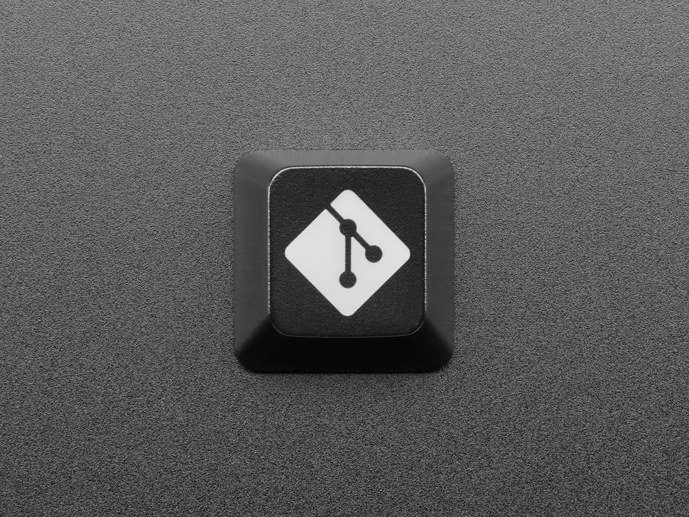 Etched Glow-Through Keycap with GIT Logo