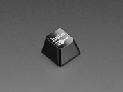 Etched Glow-Through Keycap with Hate Fork Graphics