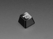 Etched Glow-Through Keycap with "wont fix" Text
