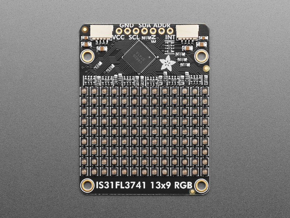 Adafruit IS31FL3741 13x9 PWM RGB LED Matrix Driver