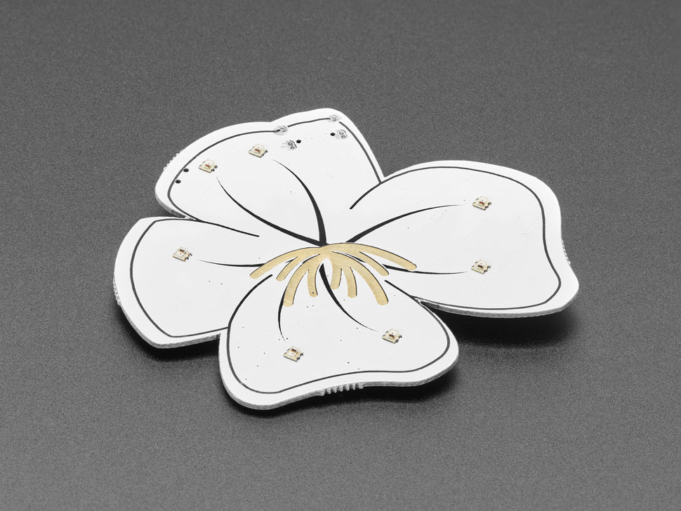Kitty's Flowers - Pair of Bluetooth Wearable Brooches
