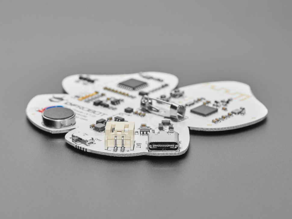 Kitty's Flowers - Pair of Bluetooth Wearable Brooches