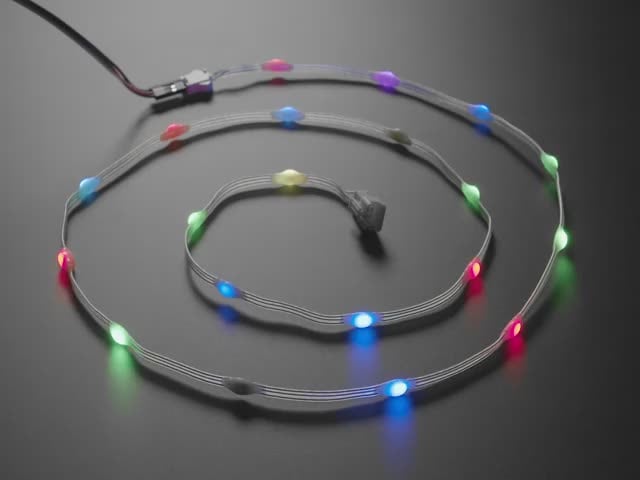 Adafruit NeoPixel Slim LED Dot Strand - 20 LEDs at 2" Pitch