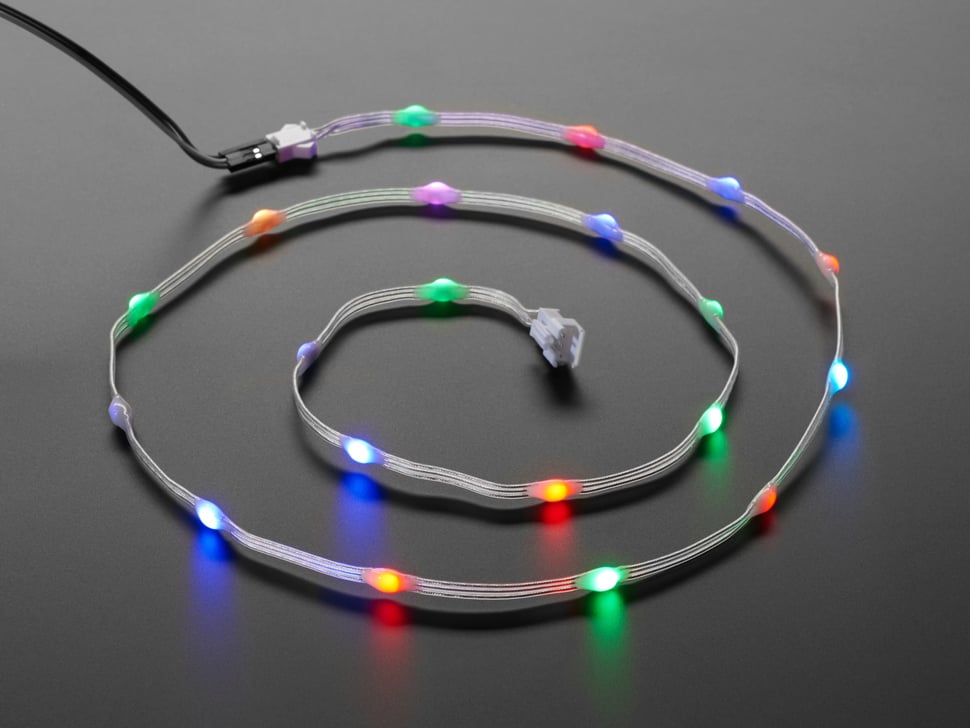 Adafruit NeoPixel Slim LED Dot Strand - 20 LEDs at 2" Pitch