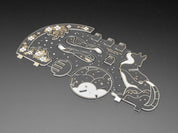 Art Deco Cat Lamp - Soldering Kit by Elkei Education