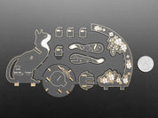 Art Deco Cat Lamp - Soldering Kit by Maker Queen