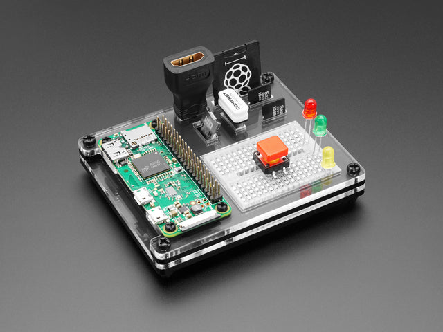 ZeroDock Accessory Storage and Prototyping for Raspberry Pi Zero