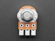 Alpha Single-Gang 16mm Right-angle PC Mount - 250K Reverse Audio
