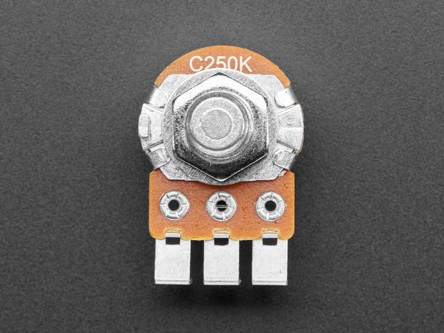 Alpha Single-Gang 16mm Right-angle PC Mount - 250K Reverse Audio