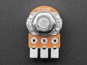 Alpha Single-Gang 16mm Right-angle PC Mount - 100K Reverse Audio