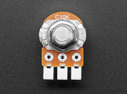 Alpha Single-Gang 16mm Right-angle PC Mount - 10K Reverse Audio