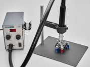 Hot Air Helper Rework Station Plate with Two Ring Clamps
