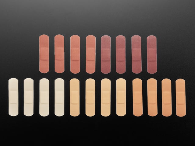 Browndages Adult-Size Bandages - 20 Bandages in 5 Tones