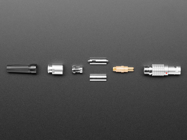 FGG.0B Quick Connect 5 Pin Plug - 9mm Outer Diameter