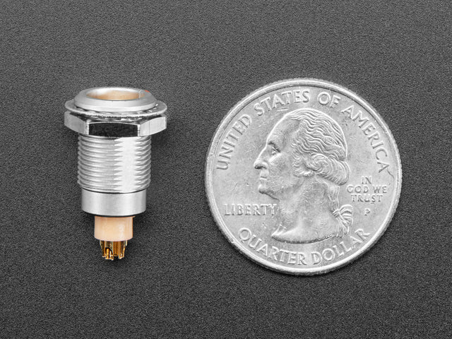 FGG.0B Quick Connect 4 Pin Panel Mount Socket - 9mm
