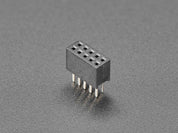0.05" Pitch Thru-Hole Female Socket Header 2x5 10-pin