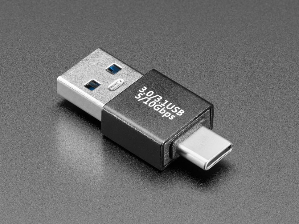USB-A Plug to USB-C Plug Adapter