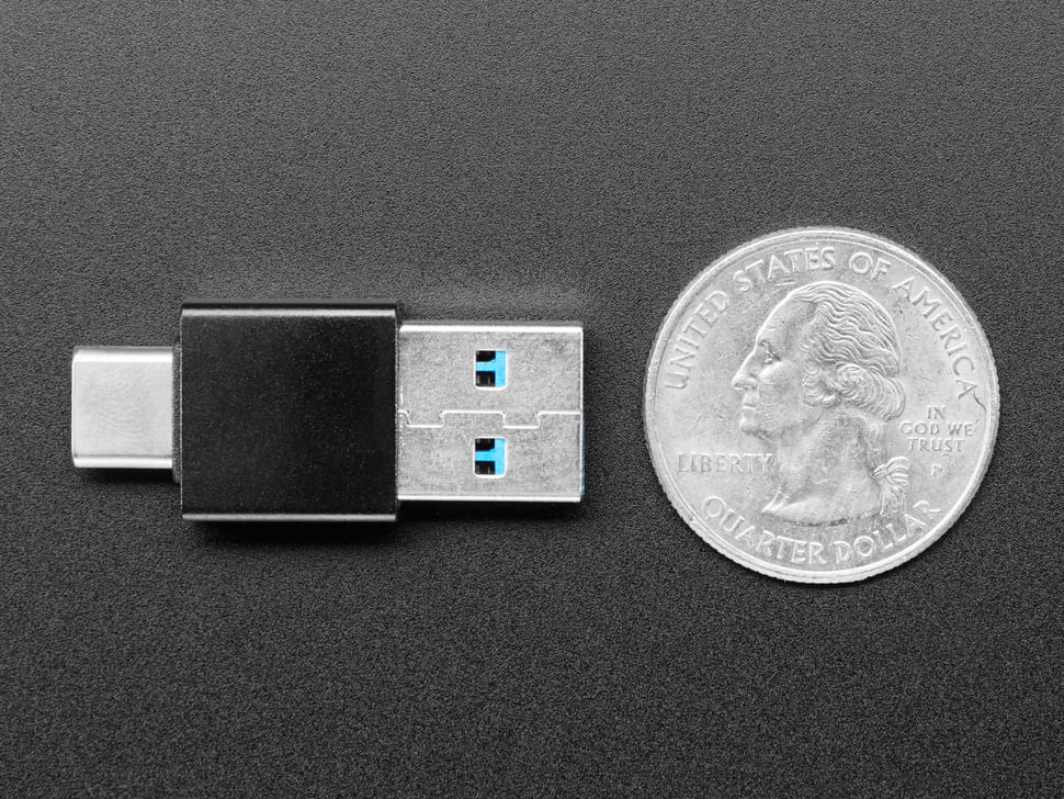 USB-A Plug to USB-C Plug Adapter