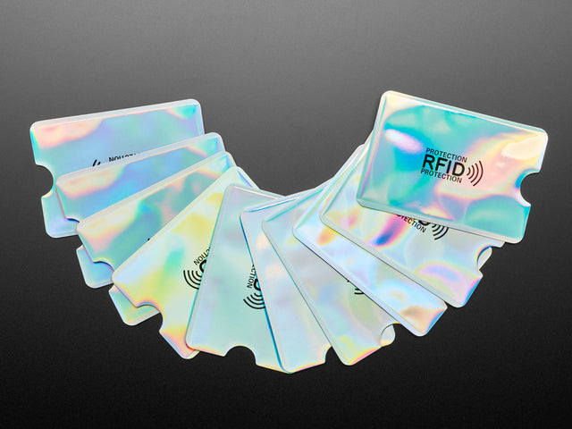 Holographic RFID Blocking Card Holders (10-pack)