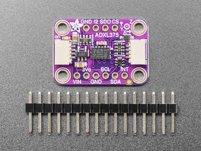 ADXL375 - High G Accelerometer (+-200g) with I2C and SPI