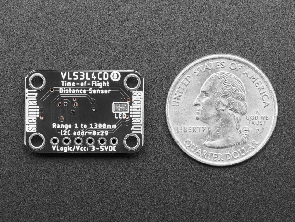 Adafruit VL53L4CD Time of Flight Distance Sensor - ~1 to 1300mm