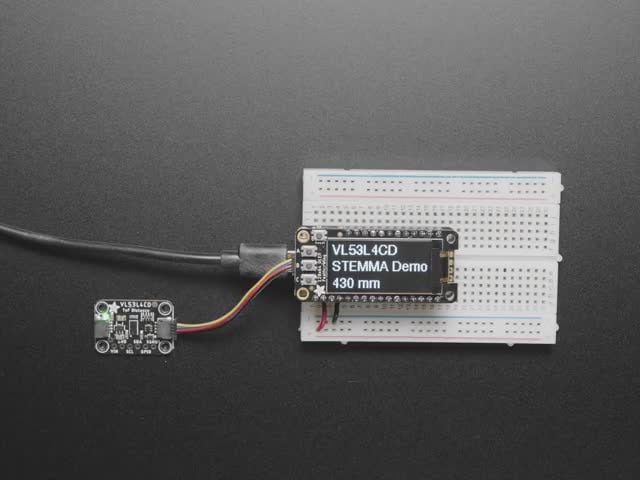 Adafruit VL53L4CD Time of Flight Distance Sensor - ~1 to 1300mm