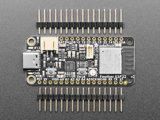 Adafruit ESP32 Feather V2 -  8MB Flash + 2 MB PSRAM