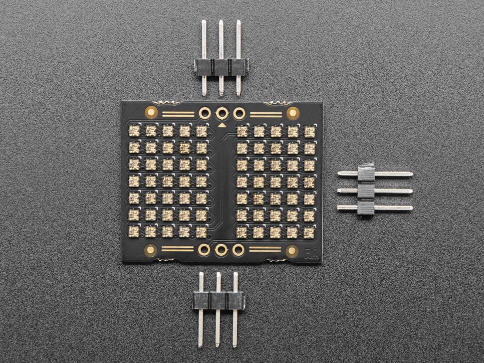 Pixie Chroma - Chainable 5x7 RGB LED Matrix Display for Arduino