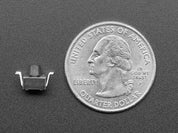 Reverse Mount Tactile Switch Buttons - 6mm square - 10 Pack