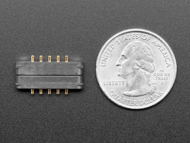 DIY Magnetic Connector - Straight Angle Five Contact Pins