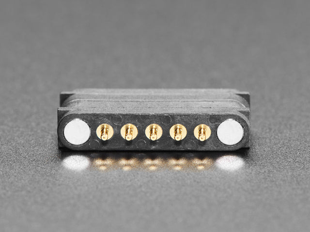 DIY Magnetic Connector - Straight Angle Five Contact Pins