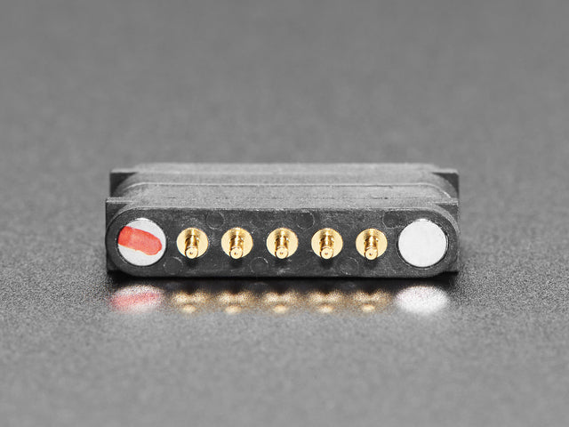DIY Magnetic Connector - Straight Angle Five Contact Pins