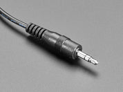 Round Panel Mount Stereo Audio Extension Cable - 1/8" / 3.5mm