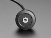 Round Panel Mount Stereo Audio Extension Cable - 1/8" / 3.5mm