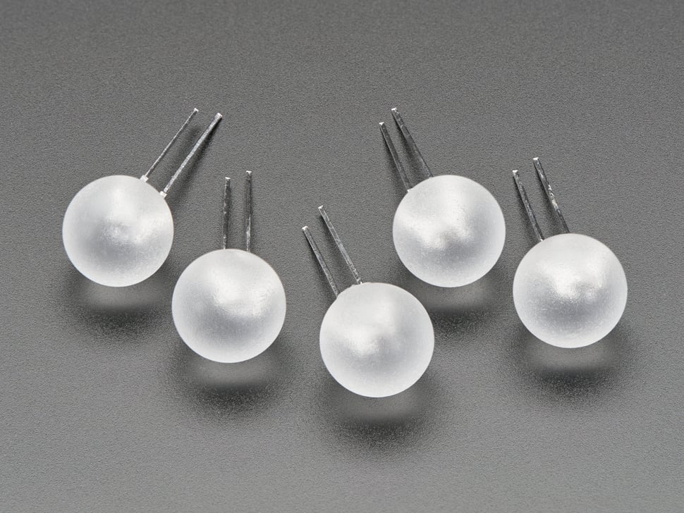 dLUX-dLITE Blue Sphere Shape LEDs 5 Pack by Unexpected Labs