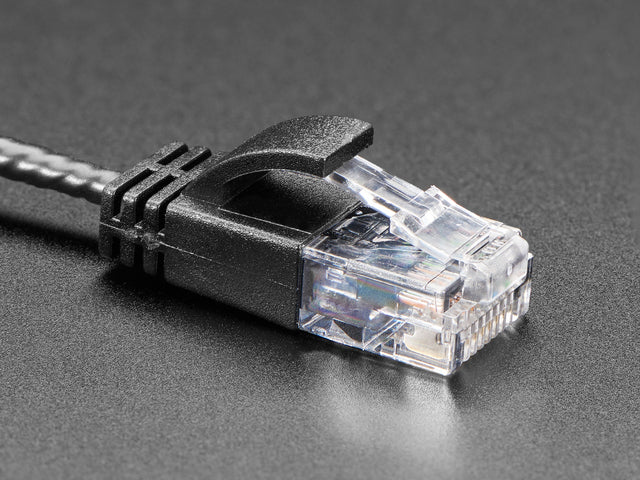 Skinny Ethernet LAN UTP CAT6 Cable - 3mm diameter - 1 meter long