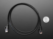 Skinny Ethernet LAN UTP CAT6 Cable - 3mm diameter - 1 meter long