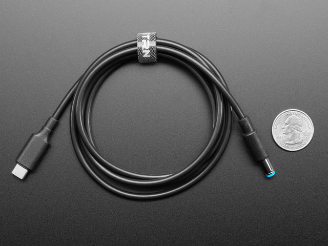 USB Type C 3.1 PD to 5.5mm Barrel Jack Cable - 15V 5A Output