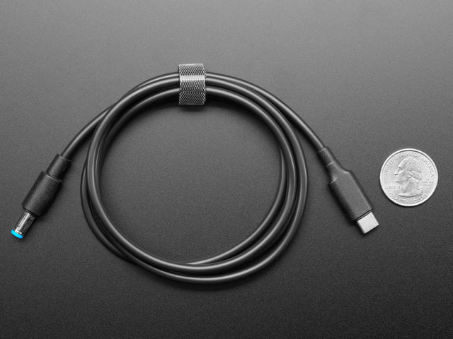 USB Type C 3.1 PD to 5.5mm Barrel Jack Cable - 20V 5A Output