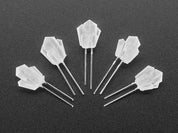 dLUX-dLITE Blue Crystal Shape LEDs 5 Pack by Unexpected Labs