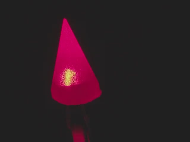 dLUX-dLITE Red Spike Shape LEDs 5 Pack by Unexpected Labs