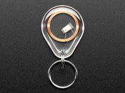 NTAG213 (13.56MHz RFID/NFC) Clear Keychain Fob