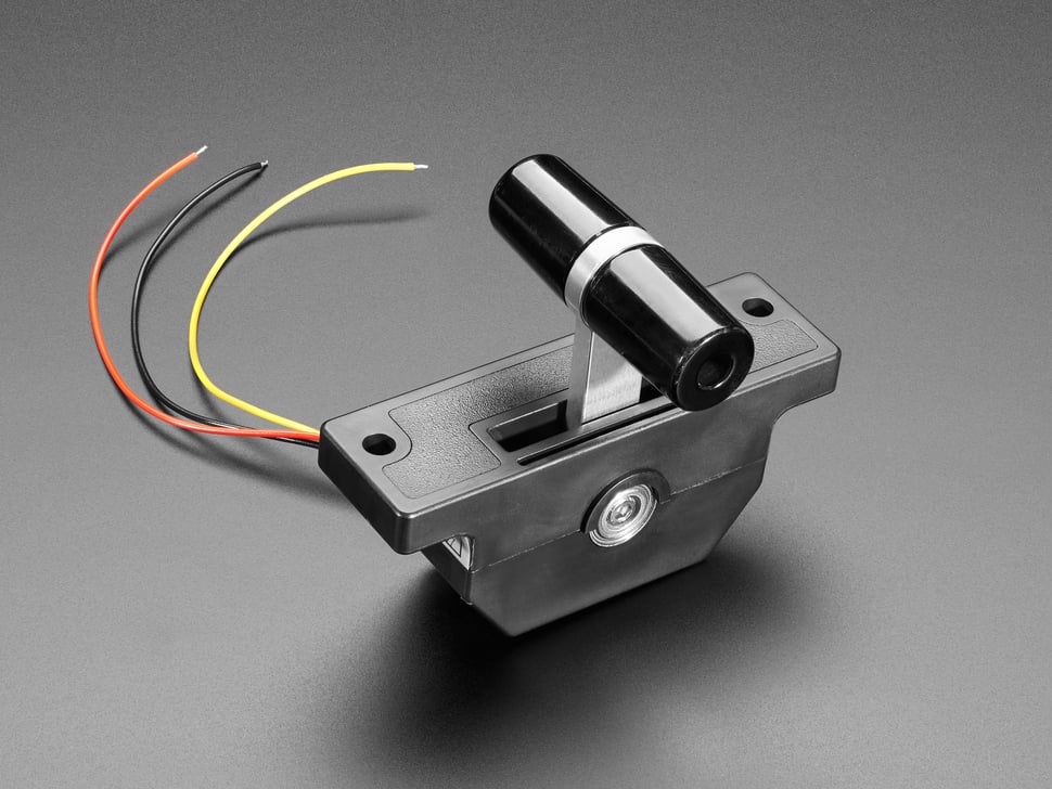 Small Black T-Bar Hall Effect Fader - 5V