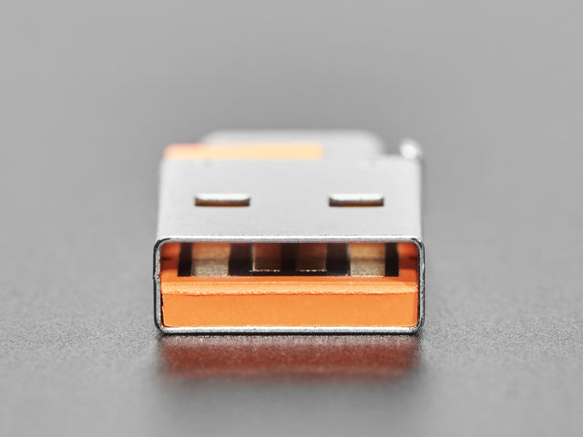 USB A Plug to USB C Jack Microadapter