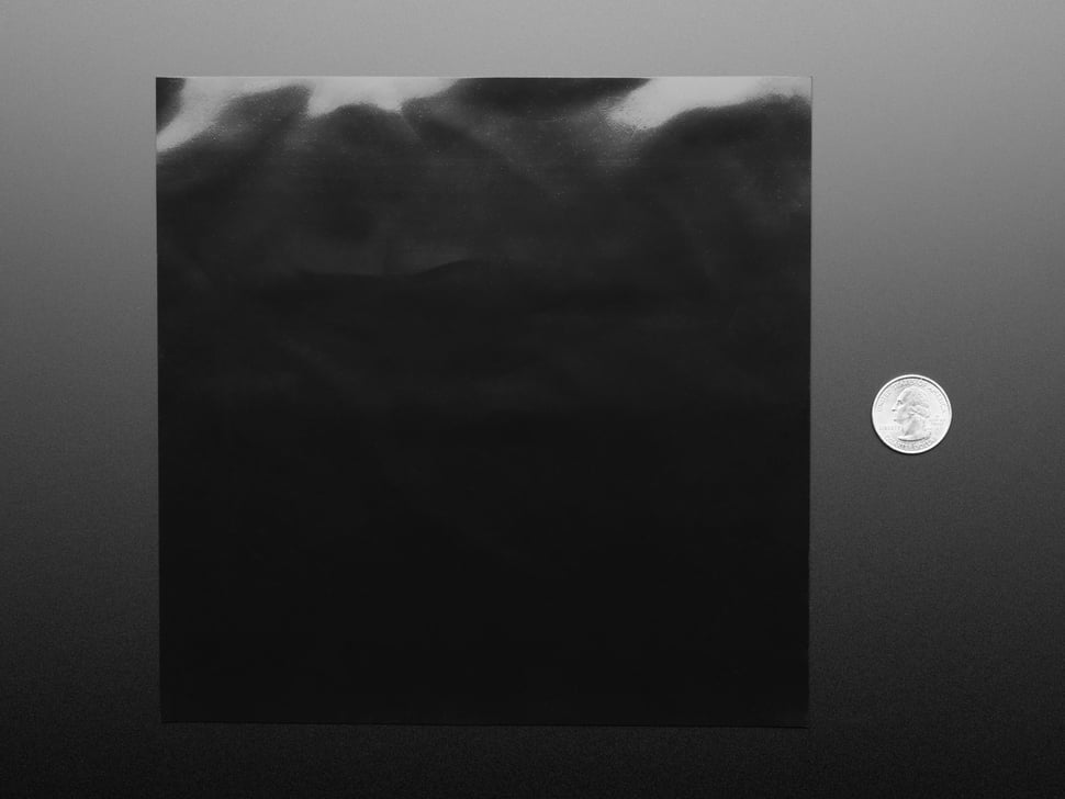 Conductive Rubber Sheet / Stretch Sensor- 200mm x 200mm x 1mm