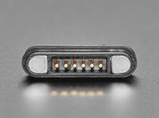 DIY Magnetic Connector - Straight 6 Contact Pins - 2.2mm Pitch
