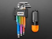 Rainbow Allen Wrench / Hex Key Set - Metric 9 Piece