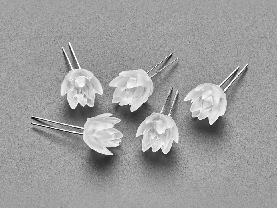dLUX-dLITE Green Succulent Shape LEDs 5 Pack by Unexpected Labs